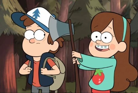Кадр из мультсериала Гравити Фолз