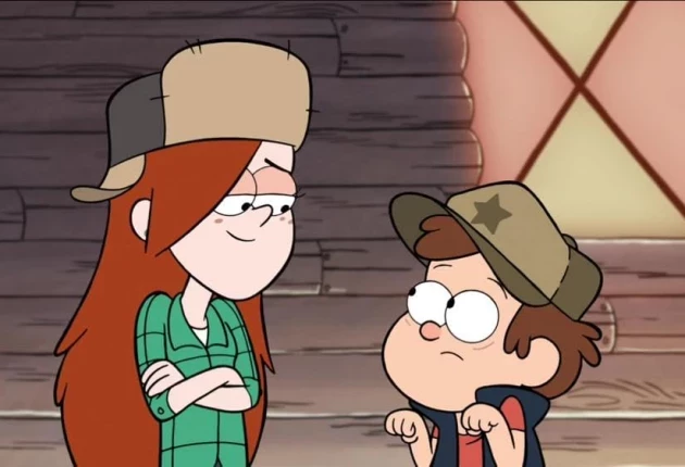 Момент из мультсериала Гравити Фолз