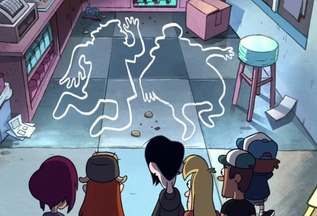 Кадр из мультсериала Гравити Фолз