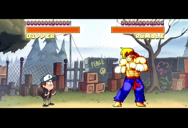 Момент из мультсериала Гравити Фолз