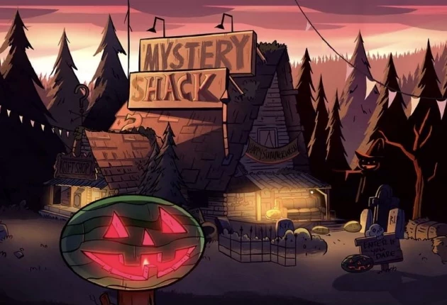 Момент из мультсериала Гравити Фолз