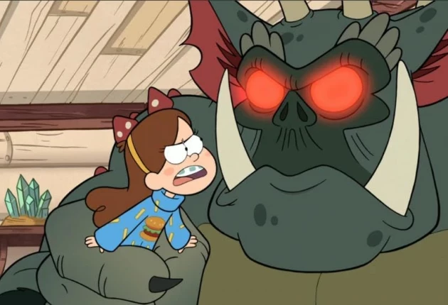 Момент из мультсериала Гравити Фолз