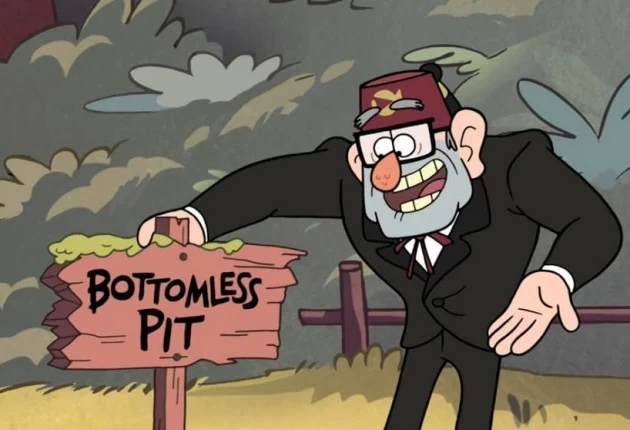 Момент из мультсериала Гравити Фолз