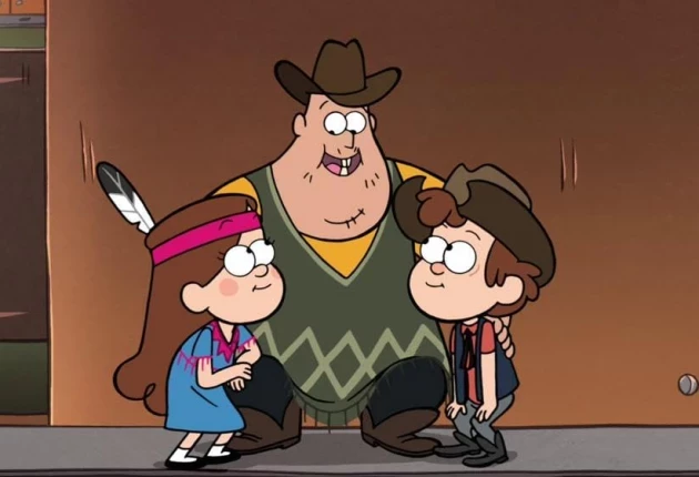 Момент из мультсериала Гравити Фолз