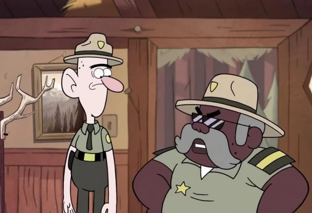 Момент из мультсериала Гравити Фолз