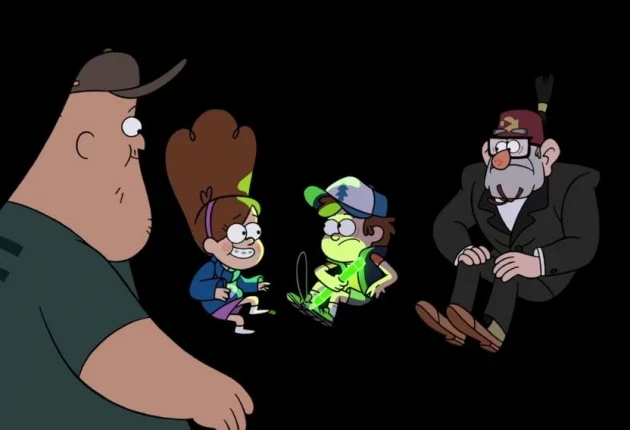 Момент из мультсериала Гравити Фолз