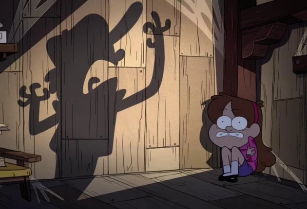 Момент из мультсериала Гравити Фолз