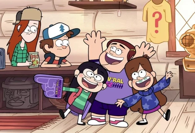 Момент из мультсериала Гравити Фолз