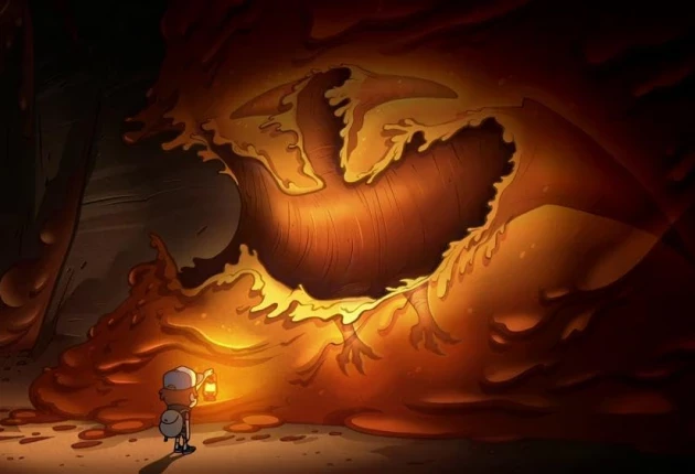 Момент из мультсериала Гравити Фолз