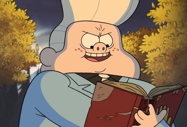 Момент из мультсериала Гравити Фолз