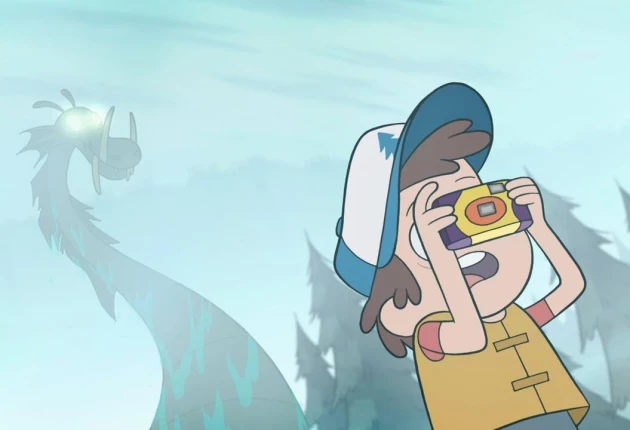 Момент из мультсериала Гравити Фолз