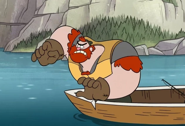 Момент из мультсериала Гравити Фолз