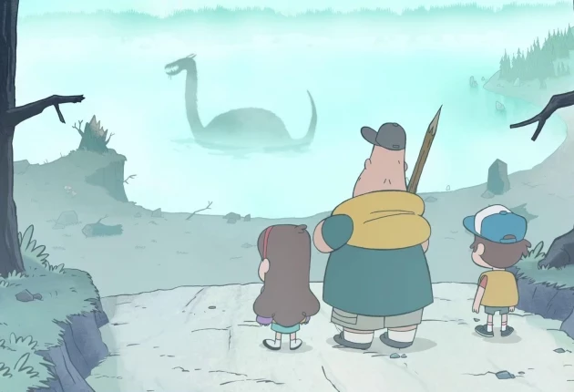 Момент из мультсериала Гравити Фолз