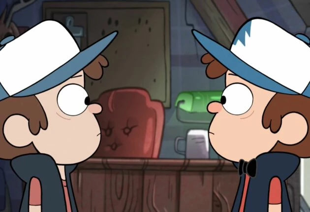 Кадр из мультсериала Гравити Фолз
