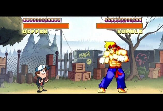 Кадр из мультсериала Гравити Фолз