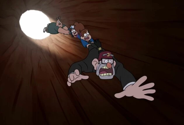 Кадр из мультсериала Гравити Фолз