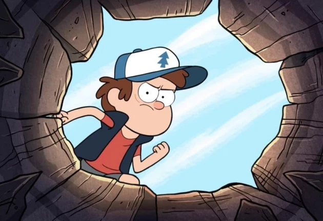Момент из мультсериала Гравити Фолз