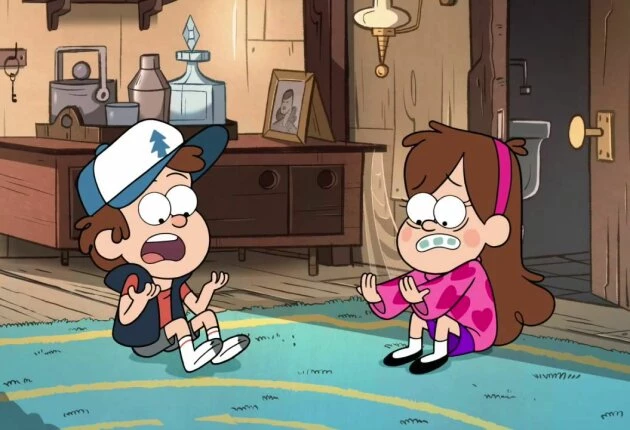 Кадр из мультсериала Гравити Фолз