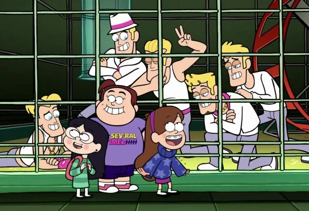 Кадр из мультсериала Гравити Фолз