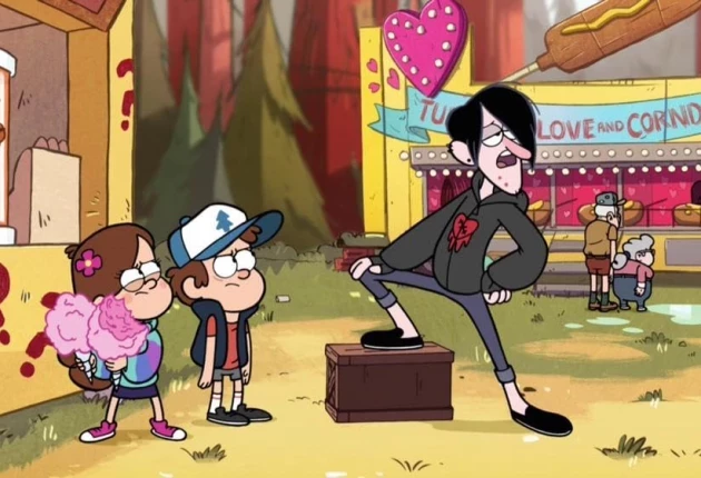 Момент из мультсериала Гравити Фолз