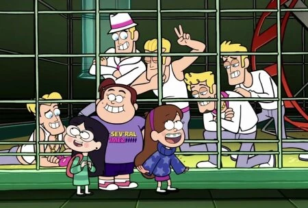 Кадр из мультсериала Гравити Фолз