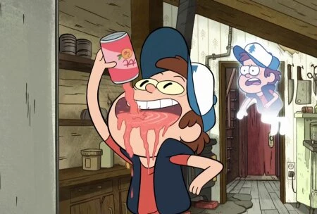 Кадр из мультсериала Гравити Фолз