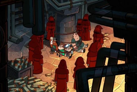 Кадр из мультсериала Гравити Фолз