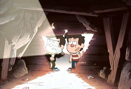 Кадр из мультсериала Гравити Фолз