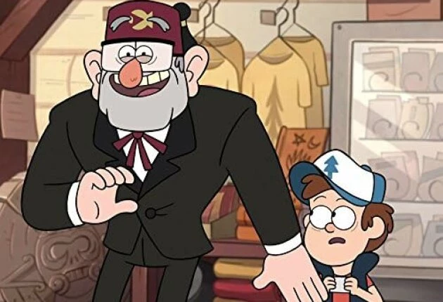 Кадр из мультсериала Гравити Фолз