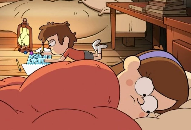 Кадр из мультсериала Гравити Фолз