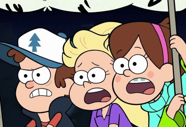 Кадр из мультсериала Гравити Фолз