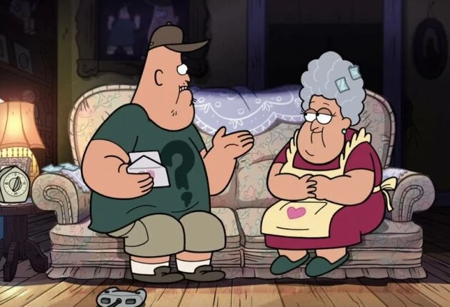 Кадр из мультсериала Гравити Фолз