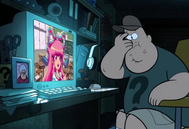 Момент из мультсериала Гравити Фолз