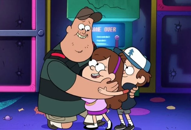 Кадр из мультсериала Гравити Фолз