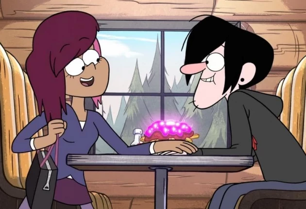 Момент из мультсериала Гравити Фолз