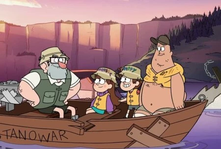 Кадр из мультсериала Гравити Фолз
