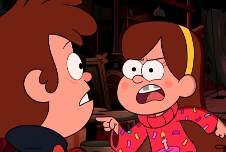 Кадр из мультсериала Гравити Фолз