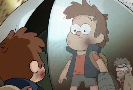 Кадр из мультсериала Гравити Фолз