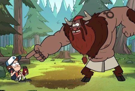 Кадр из мультсериала Гравити Фолз